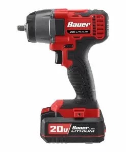 BAUER 20V Cordless 3/8 in. Compact Impact Wrench - Tool Only -Electrical Tools Shop 56124 W7