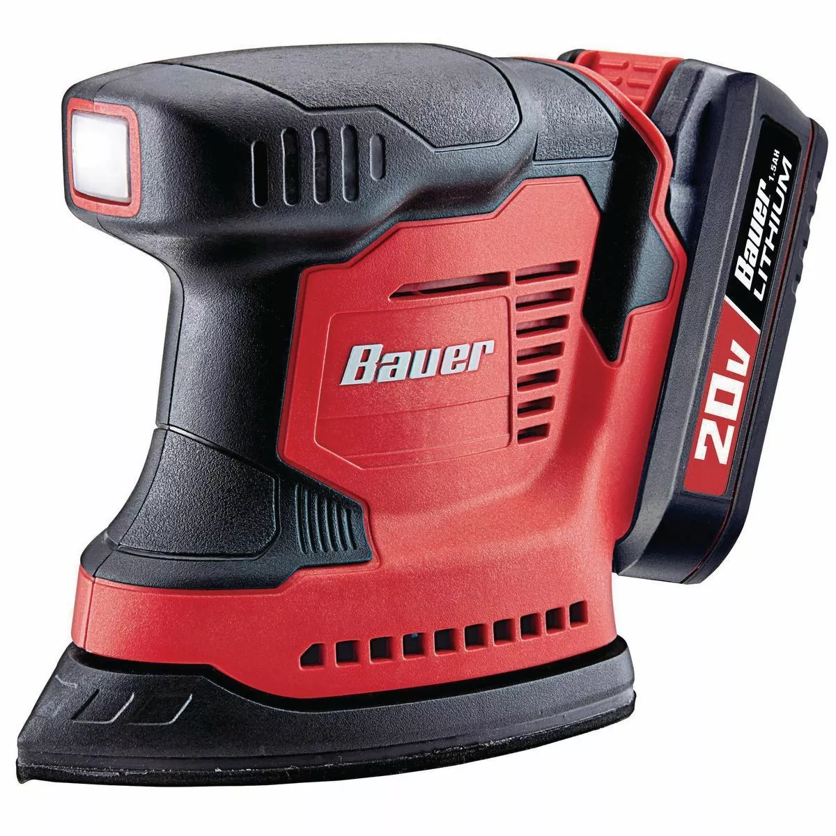 BAUER 20V Cordless Corner/Detail Sander – Tool Only 1 BAUER 20V Cordless Corner/Detail Sander – Tool Only