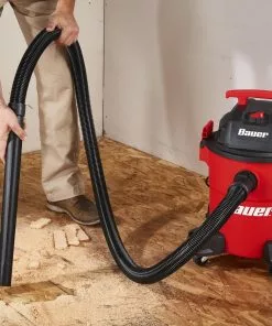 BAUER 6 gallon 4 Peak Horsepower Wet/Dry Vacuum -Electrical Tools Shop 56201 W12