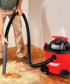 BAUER 9 Gallon 4.5 Peak Horsepower Wet/Dry Vacuum -Electrical Tools Shop 56202 W12