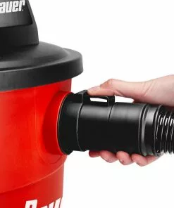 BAUER 9 Gallon 4.5 Peak Horsepower Wet/Dry Vacuum -Electrical Tools Shop 56202 W7