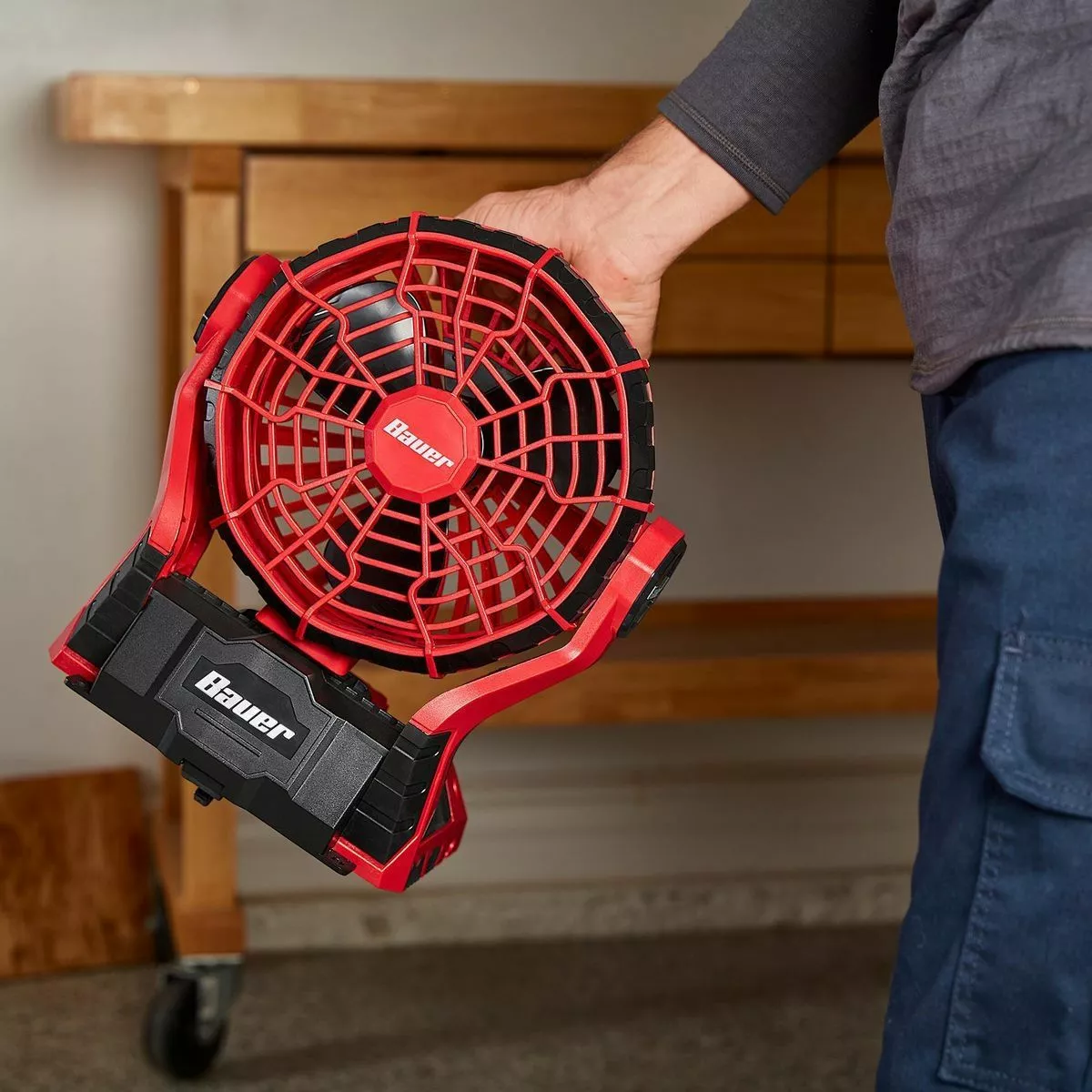 BAUER 20V/120V Cordless Dual Power Fan - Tool Only 13 BAUER 20V/120V Cordless Dual Power Fan - Tool Only - Image 13