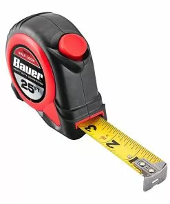 BAUER 25 ft. Self-Locking Tape Measure -Electrical Tools Shop 56350 W7