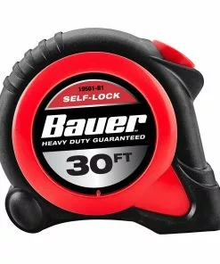 BAUER 30 ft. Self-Locking Tape Measure -Electrical Tools Shop 56351 W4