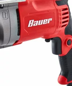 BAUER 7.5 Amp 1/2 in. Variable Speed Hammer Drill/Driver -Electrical Tools Shop 56404 W6