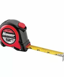 BAUER 12 ft. Self-Locking Tape Measure