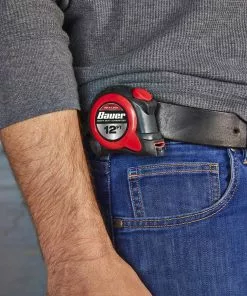 BAUER 12 ft. Self-Locking Tape Measure -Electrical Tools Shop 56520 W6