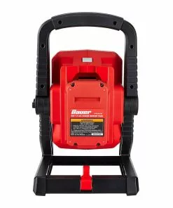 BAUER 20V Cordless 2000 Lumen Dual Power Work Light – Tool Only -Electrical Tools Shop 56527 W5