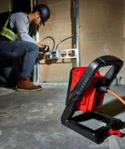 BAUER 20V Cordless 2000 Lumen Dual Power Work Light – Tool Only -Electrical Tools Shop 56527 W8