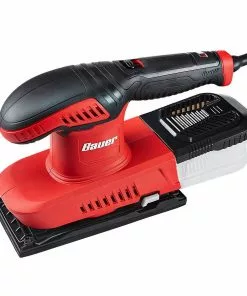 BAUER 1.8 Amp Orbital 1/3 Sheet Sander with Anti-Vibration