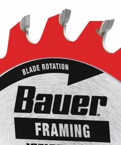 BAUER 4-1/2 in. , 24T Framing Circular Saw Blade -Electrical Tools Shop 56661 W5