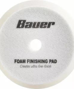 BAUER 6 in. Ultra-Fine Foam Polishing Pad - White