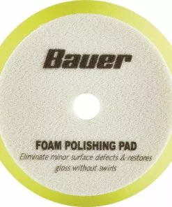BAUER 6 in. Fine Foam Polishing Pad - Yellow