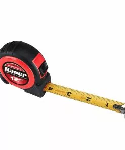 BAUER 12 ft. Slide-Lock Tape Measure -Electrical Tools Shop 56674 W6