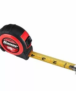 BAUER 16 ft. Slide-Lock Tape Measure 14 BAUER 16 ft. Slide-Lock Tape Measure -Electrical Tools Shop 56675 W6