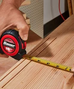 BAUER 16 ft. Slide-Lock Tape Measure 16 BAUER 16 ft. Slide-Lock Tape Measure -Electrical Tools Shop 56675 W8