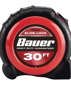 BAUER 30 ft. Slide-Lock Tape Measure
