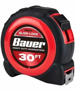 BAUER 30 ft. Slide-Lock Tape Measure 13 BAUER 30 ft. Slide-Lock Tape Measure -Electrical Tools Shop 56677 W4