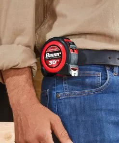BAUER 30 ft. Slide-Lock Tape Measure 17 BAUER 30 ft. Slide-Lock Tape Measure -Electrical Tools Shop 56677 W8