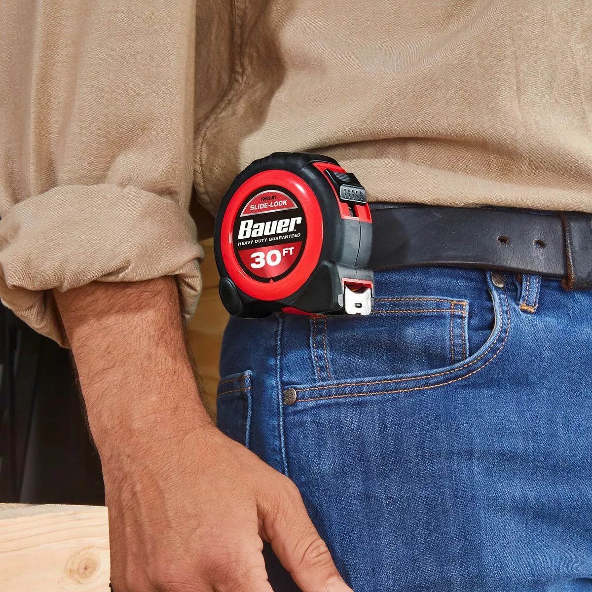 BAUER 30 ft. Slide-Lock Tape Measure 9 BAUER 30 ft. Slide-Lock Tape Measure - Image 9