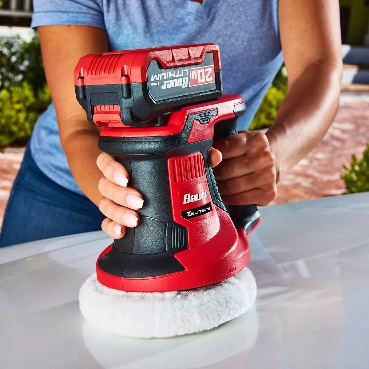 BAUER 20V Cordless 6 in. Compact Orbital Polisher/Buffer – Tool Only 13 BAUER 20V Cordless 6 in. Compact Orbital Polisher/Buffer – Tool Only - Image 13