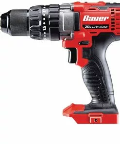 BAUER 20V Cordless 1/2 in. Variable Speed Hammer Drill/Driver - Tool Only