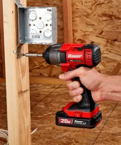 BAUER 20V Cordless 1/4 in. Hex Compact Impact Driver - Tool Only 16 BAUER 20V Cordless 1/4 in. Hex Compact Impact Driver - Tool Only -Electrical Tools Shop 56724 W6
