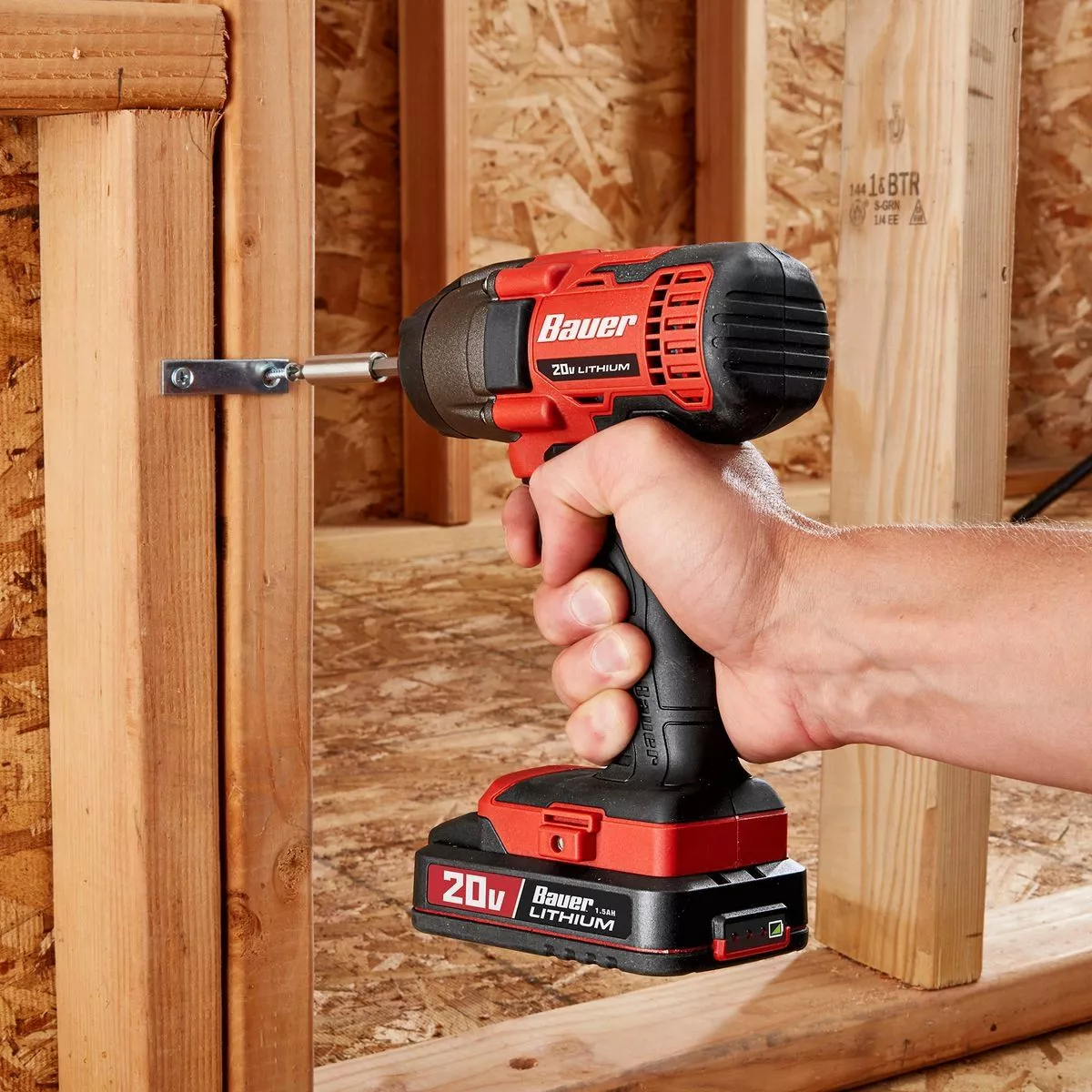 BAUER 20V Cordless 1/4 in. Hex Compact Impact Driver - Tool Only 8 BAUER 20V Cordless 1/4 in. Hex Compact Impact Driver - Tool Only - Image 8