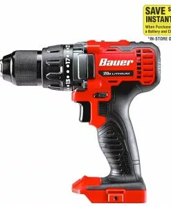 BAUER 20V Cordless 1/2 in. Drill/Driver - Tool Only -Electrical Tools Shop 56725 W21