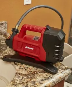 BAUER 20V/120V Lithium-Ion Dual Power Cordless Transfer Pump - Tool Only -Electrical Tools Shop 56733 W9