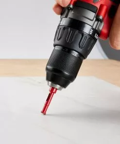 BAUER 1/4 in. Diamond Grit Hole Saw -Electrical Tools Shop 56873 W6