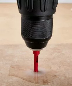 BAUER 1/4 in. Diamond Grit Hole Saw -Electrical Tools Shop 56873 W7