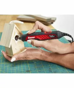 BAUER Variable Speed Precision Crafting Rotary Tool -Electrical Tools Shop 57001 W7