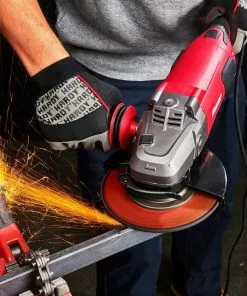 BAUER 15 Amp 7 in. Trigger Grip Angle Grinder with 180° Rotating Body -Electrical Tools Shop 57003 W12