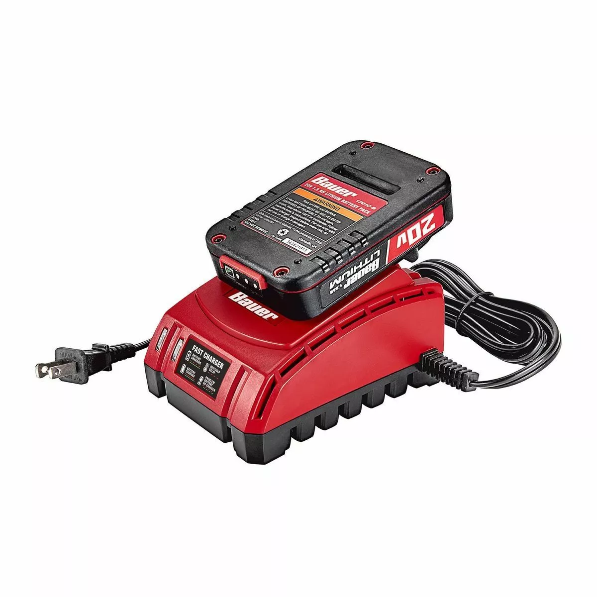 BAUER 20V Lithium-Ion 3 Amp Rapid-Plus Battery Charger 9 BAUER 20V Lithium-Ion 3 Amp Rapid-Plus Battery Charger - Image 9