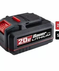 BAUER 20V Lithium-Ion 5.0 Ah High Capacity Battery -Electrical Tools Shop 57007 W3