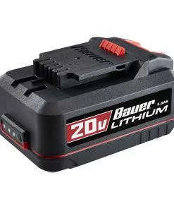 BAUER 20V Lithium-Ion 5.0 Ah High Capacity Battery -Electrical Tools Shop 57007 W4