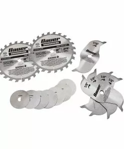 BAUER 8 in., 24T Dado Circular Saw Blade Set