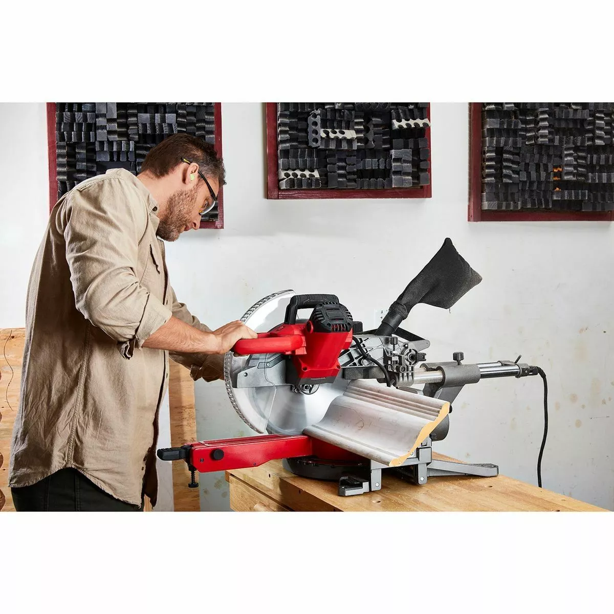 BAUER 10 in. Dual-Bevel Sliding Compound Miter Saw 11 BAUER 10 in. Dual-Bevel Sliding Compound Miter Saw - Image 11