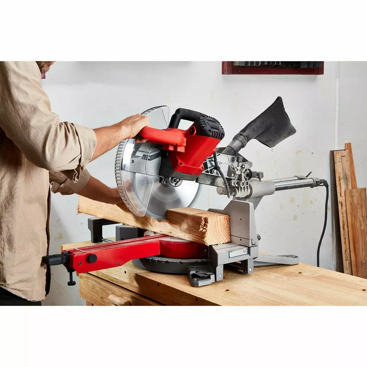 BAUER 10 in. Dual-Bevel Sliding Compound Miter Saw 13 BAUER 10 in. Dual-Bevel Sliding Compound Miter Saw - Image 13