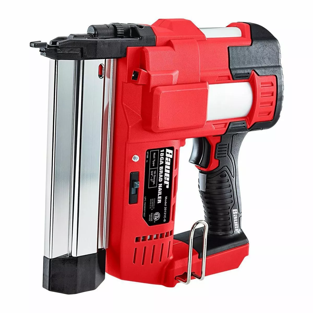 BAUER 20V Cordless 18 Gauge Brad Nailer - Tool Only 7 BAUER 20V Cordless 18 Gauge Brad Nailer - Tool Only - Image 7