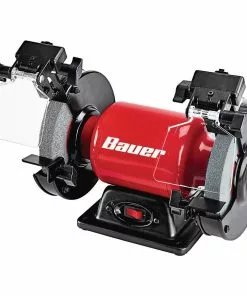 BAUER 6 in. Bench Grinder with LED Lights
