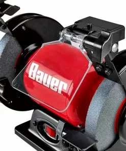 BAUER 6 in. Bench Grinder with LED Lights -Electrical Tools Shop 57286 W9