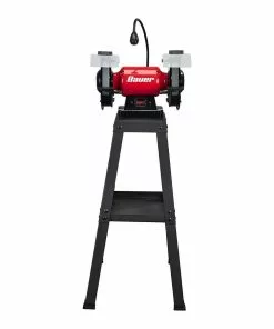 BAUER 8 in. Bench Grinder with LED Light -Electrical Tools Shop 57287 W10