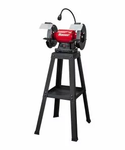 BAUER 8 in. Bench Grinder with LED Light -Electrical Tools Shop 57287 W5