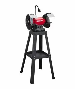 BAUER 8 in. Bench Grinder with LED Light -Electrical Tools Shop 57287 W9