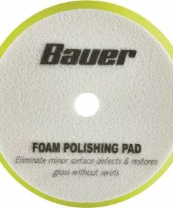 BAUER 7 in. Fine Foam Polishing Pad - Yellow
