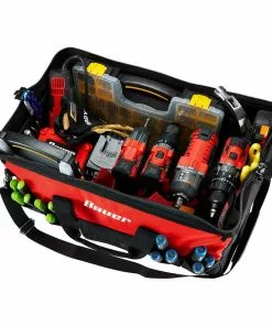 BAUER 24 in. Tool Bag with 16 Pockets -Electrical Tools Shop 57351 W8