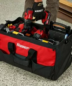 BAUER 24 in. Tool Bag with 16 Pockets -Electrical Tools Shop 57351 W9
