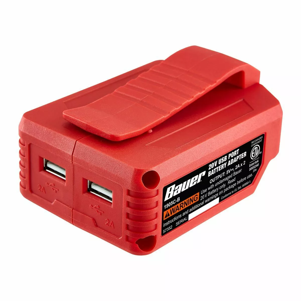 BAUER USB Power Source Battery Adapter - Tool Only 3 BAUER USB Power Source Battery Adapter - Tool Only - Image 3